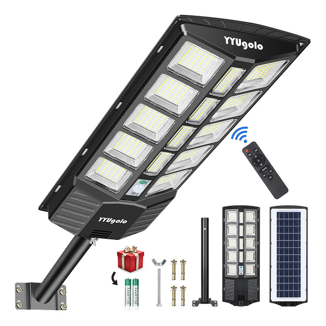 Lámpara Led Solar Focos Para Exterior Suburbana Alumbrado