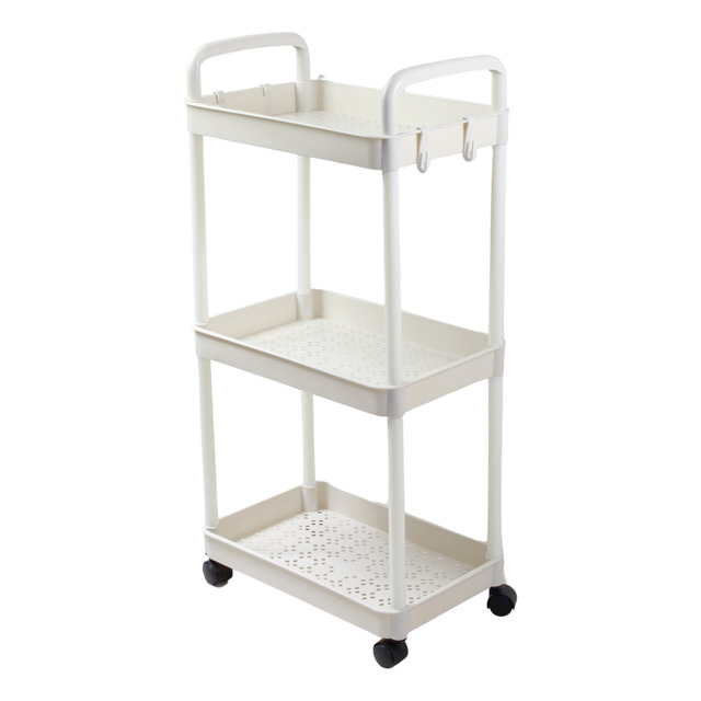 Carro Almacenamiento Multifuncional, 3 Canastas, Con Ruedas