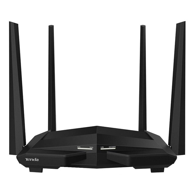 Tenda Router Ac10 V3 Wifi Gigabit De Doble Banda Ac1200 Color Negro