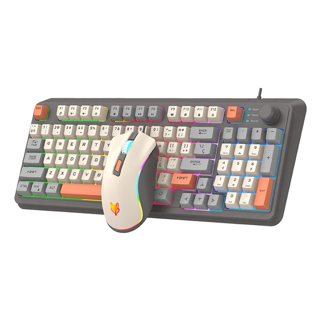 Mercado libre: Free Wolf K820 Kit De Teclado Y Mouse En Español Con Cable