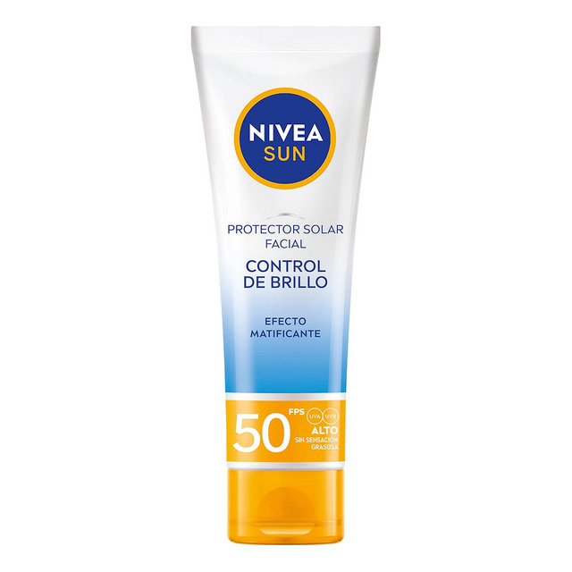 Mercado libre: Protector Solar Facial Nivea Sun Control Brillo Fps50 50m