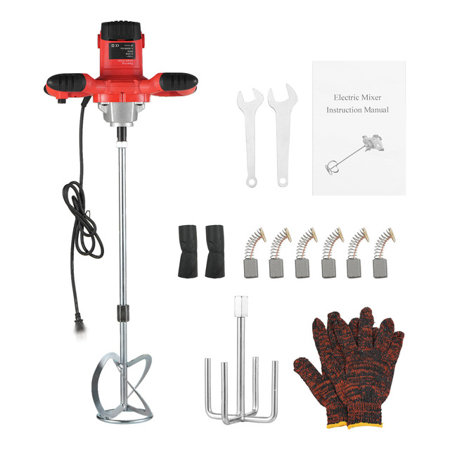 Mercado libre: Mezcladora Eléctrica De Pintura/cemento 2100 W 6 Velocidades