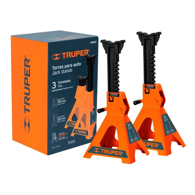 Mercado libre: Torre Para Auto, 3 Toneladas, 2 Piezas Truper 14843