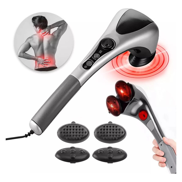 Mercado libre: Masajeador Electrico Doble Cabeza Infrarojo Cuerpo Completo