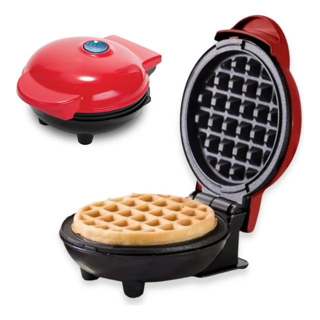 Mercado libre: Waflera Mini Maquina Waffles Pequeña Redonda Hacer Desayunos