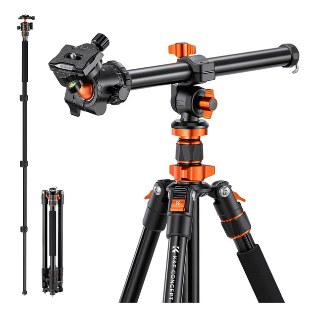 Mercado libre:Trípode De Fotografía Profesional K&f Concept S210 De 2 M/78