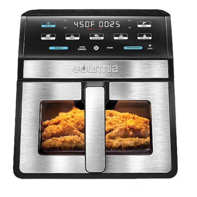 Gourmia Freidora de aire Gaf858 color negro 120V 1700W 7.6L One-touch