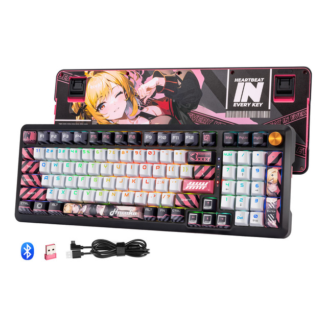 TERPORT x HARUKA Teclado Mecánico Inalámbrico Rgb Anime TR98H 2.0