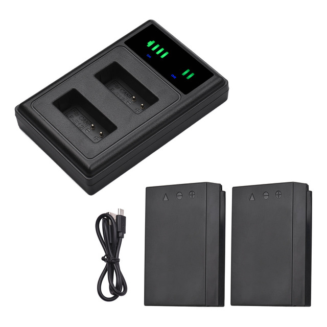 Mercado libre: Kit Cargador Con 2 Baterías Para Canon Eos-m Eos M2 Eos M10