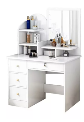 Cómoda De Cuatro Cajones Y Espejo