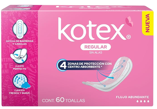 Kotex regular Sin Alas