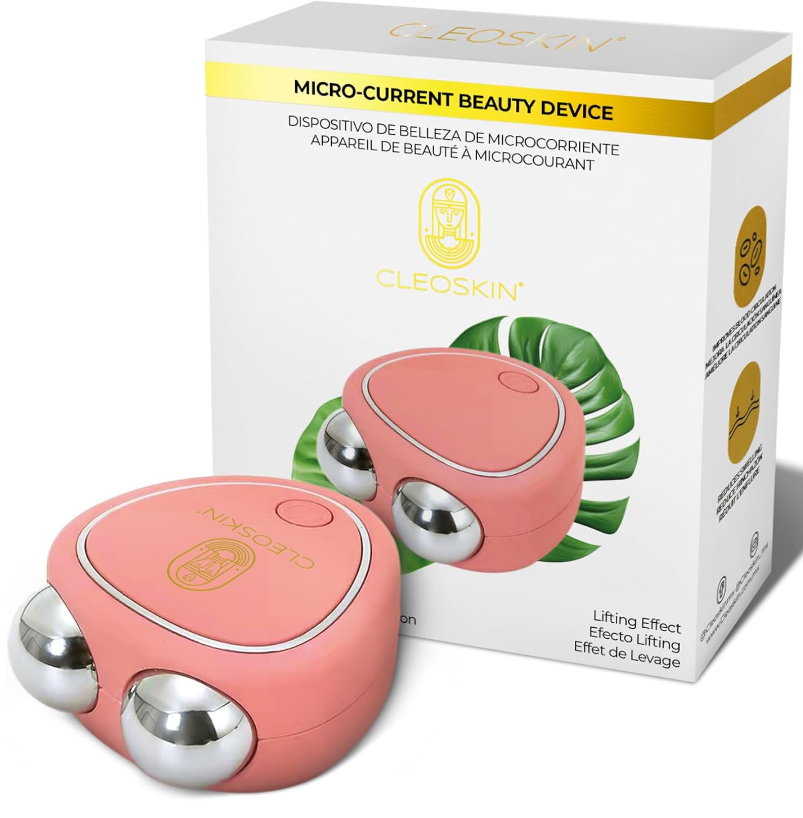 CLEOSKIN masajeador facial EMS Microcorriente