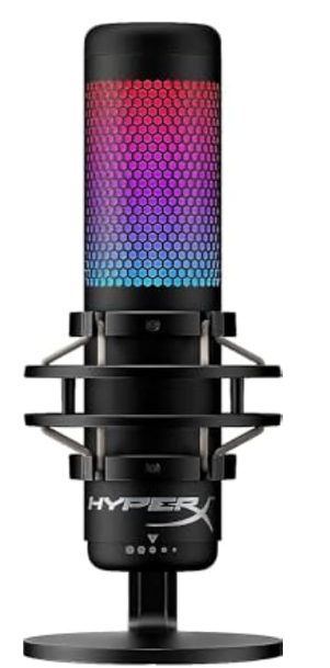 HyperX QuadCast S – RGB USB Micrófono Condensador para PC