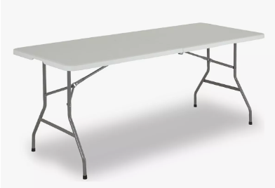 Mesa Plegable 1.80 color blanco