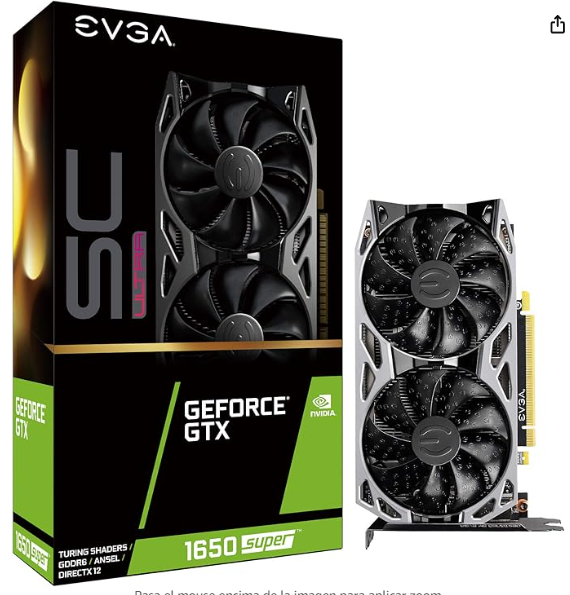 EVGA GeForce GTX 1650 Super SC Ultra Gaming, 4GB GDDR6