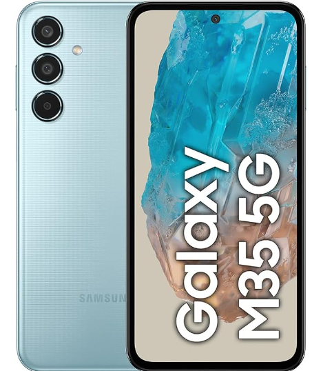 SAMSUNG Celular Galaxy M35 5G Azul Claro 6GB RAM 128GB