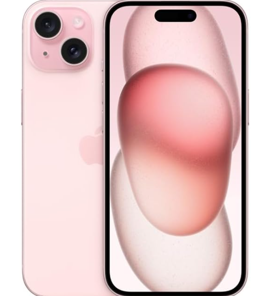 Apple iPhone 15 (128 GB) – Rosa (Reacondicionado)