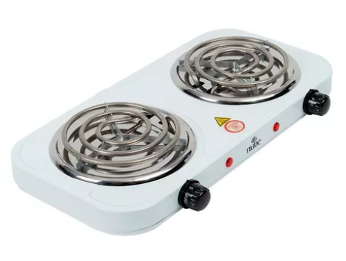 Parrilla Electrica Dos Quemadores