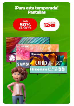 BODEGA AURRERA : PARA ESTA TEMPORADA PANTALLAS HASTA 50% DE AHORRO