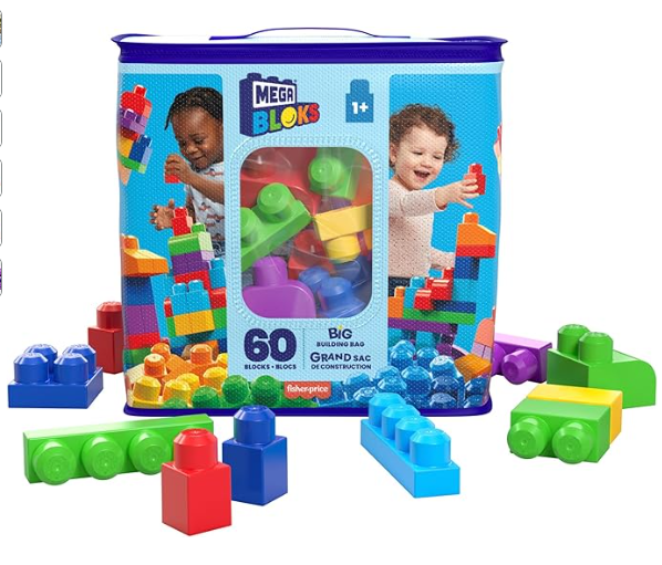 Mega Bloks, Bolsa 60 Piezas,