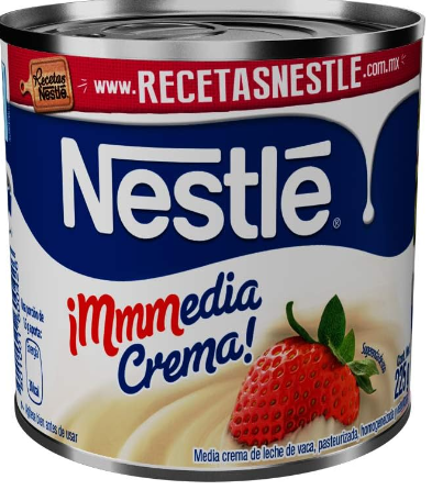 Nestle Media Crema Nestle 225 gramos