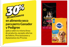 30% DE DESCUENTO EN ALIMENTO EN SECO  PARA PERRO