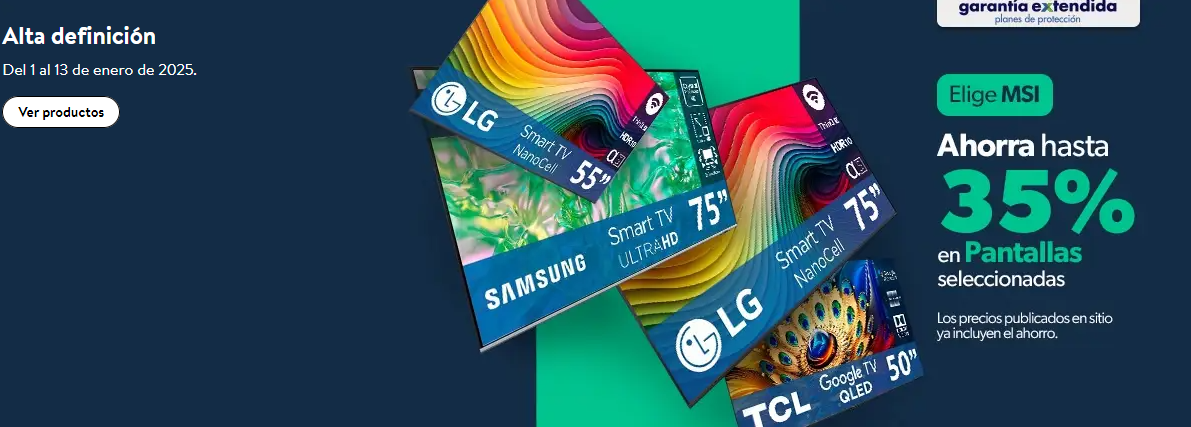 SAMS CLUB : ALTA DEFINICION AHORRA HASTA 35% EN PANTALLAS SELECCIONADAS