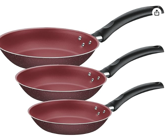 Tramontina Juego de Sartenes Turim, Rojo