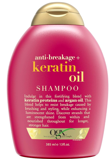 OGX, Shampoo Anti Quiebre de Aceite de Keratina, 385 ml