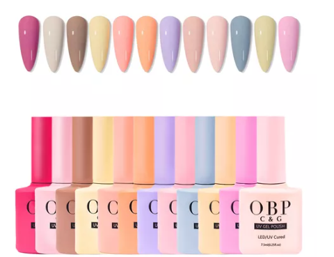 Gama De 12 Geles Semipermanente