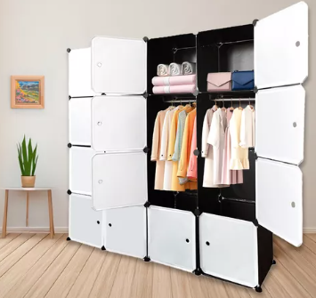 Closet Ropero Organizador 16 Cubos