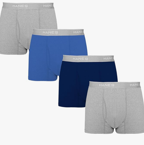 Hanes Ropa Interior Hombre Paquete Boxer 4 Piezas