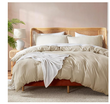 Nestl Juego de Funda para Edredón de 3 Piezas