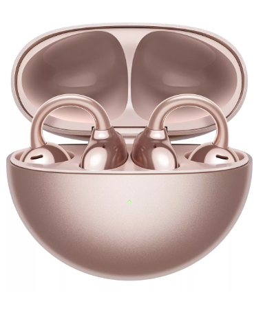 Audífonos Huawei Freeclip Diseño Estético Innovador Oro Rosa