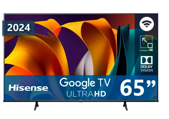 Pantalla Hisense 65″ UHD 4K Google TV