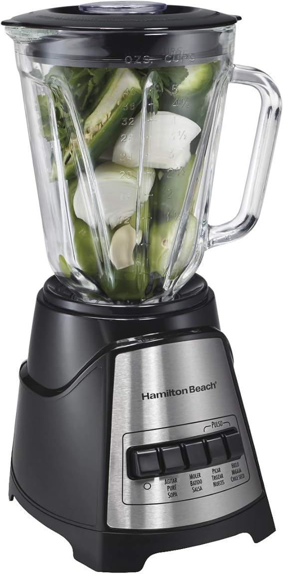 Hamilton Beach Licuadora Power Elite, con 12 Funciones