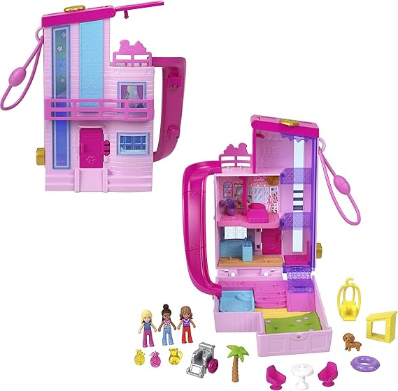 Polly Pocket Set de Juego Compacto Mundo Sorpresa Barbie
