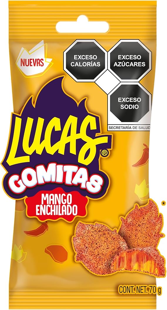 Lucas gomitas sabor mango enchilado
