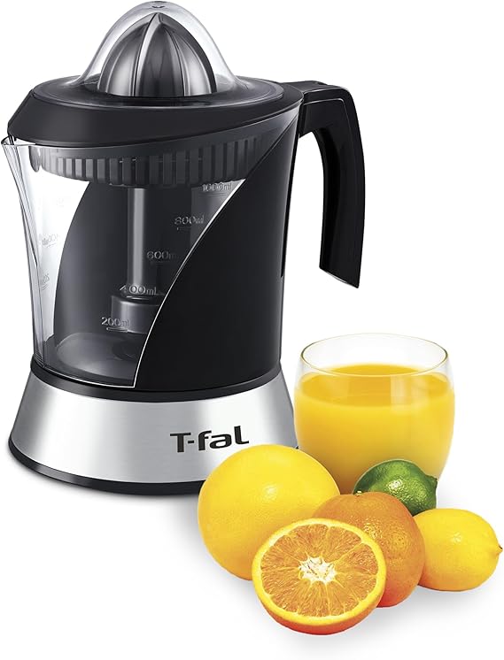 T-fal Exprimidor de Jugo Power Press, 2 conos