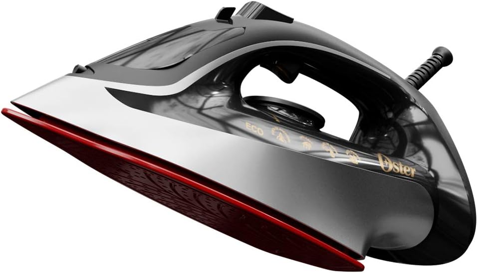 Oster Plancha de Vapor Negra con Tecnología Aerocerámica