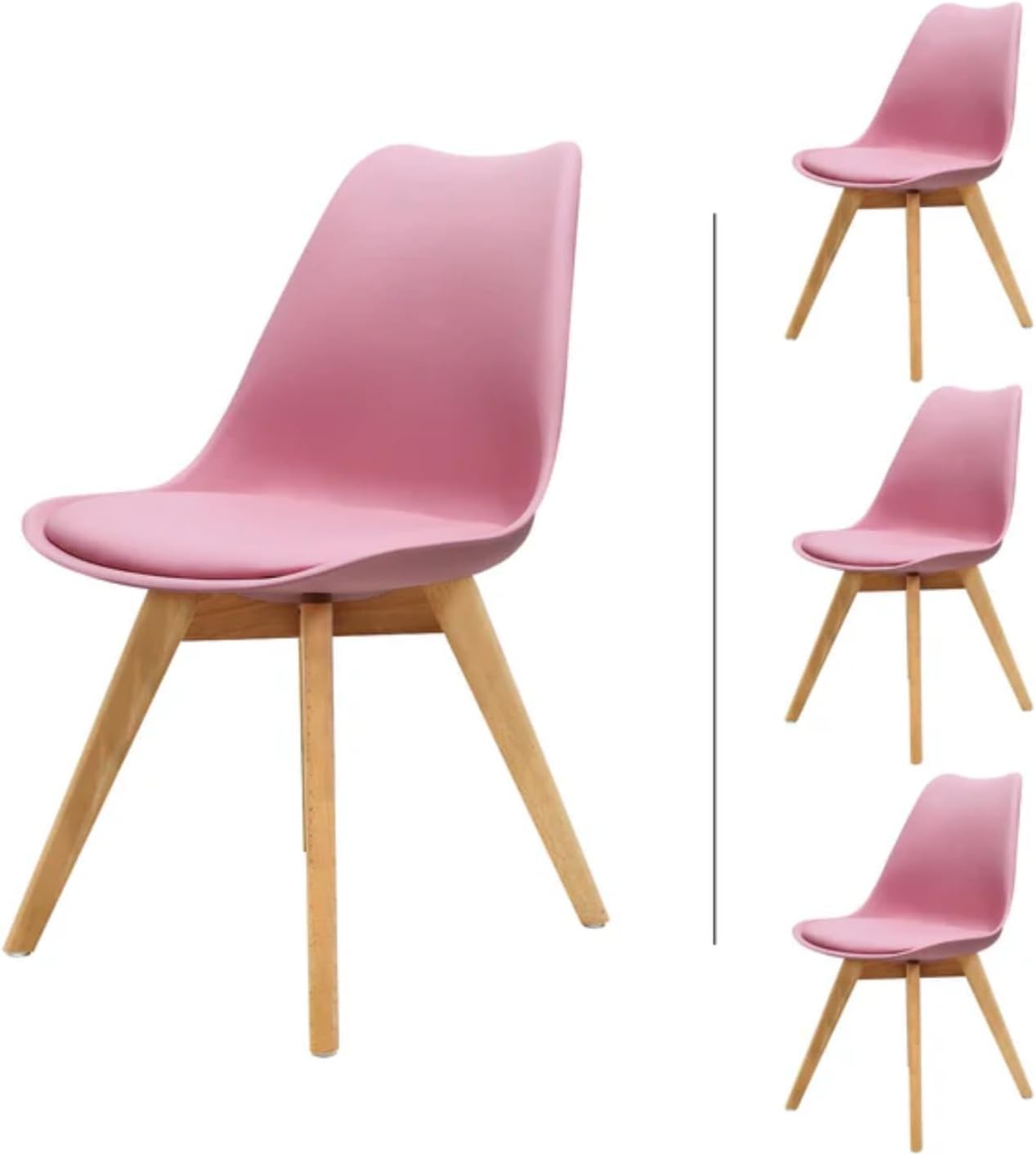 MUNDO IN MUEBLES Juego de 4 Sillas