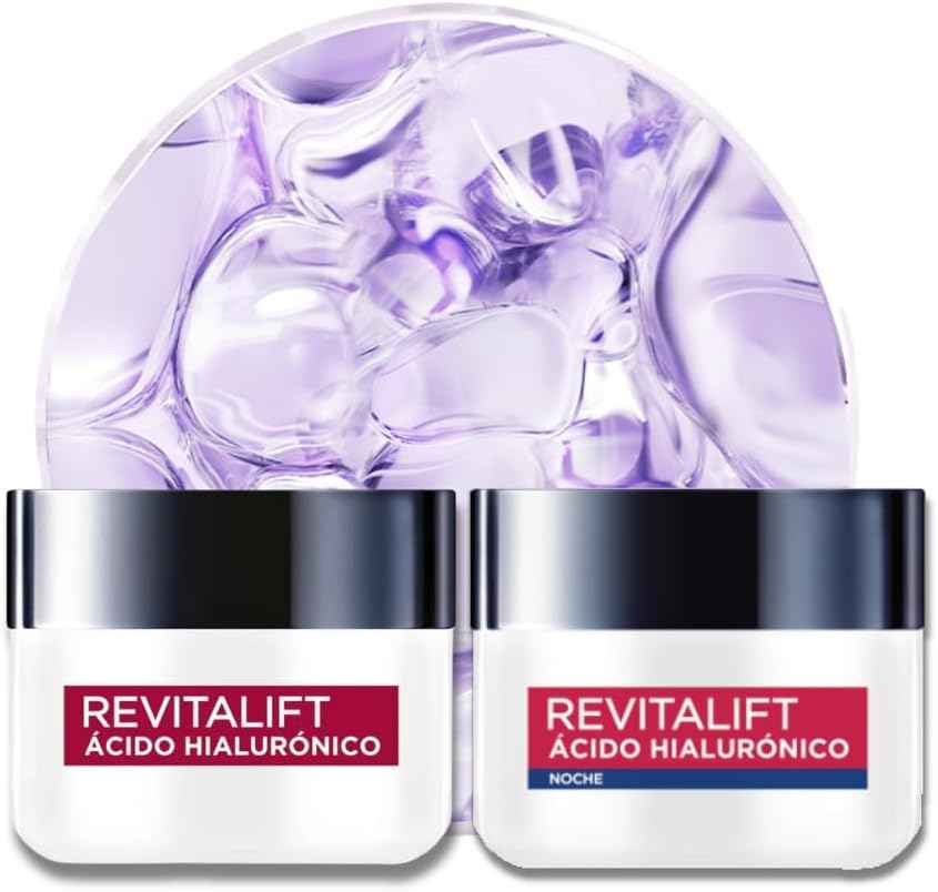 L’Oréal Paris Rutina facial hidratante Revitalift Ácido Hialurónico (2 piezas)