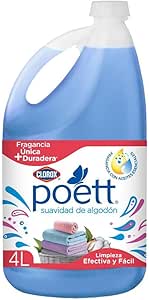 Limpiador Aromatizante Poett Suavidad de Algodon 4 lts