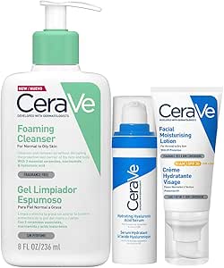 Kit CeraVe Rutina facial: Limpia, hidrata y protege tu piel