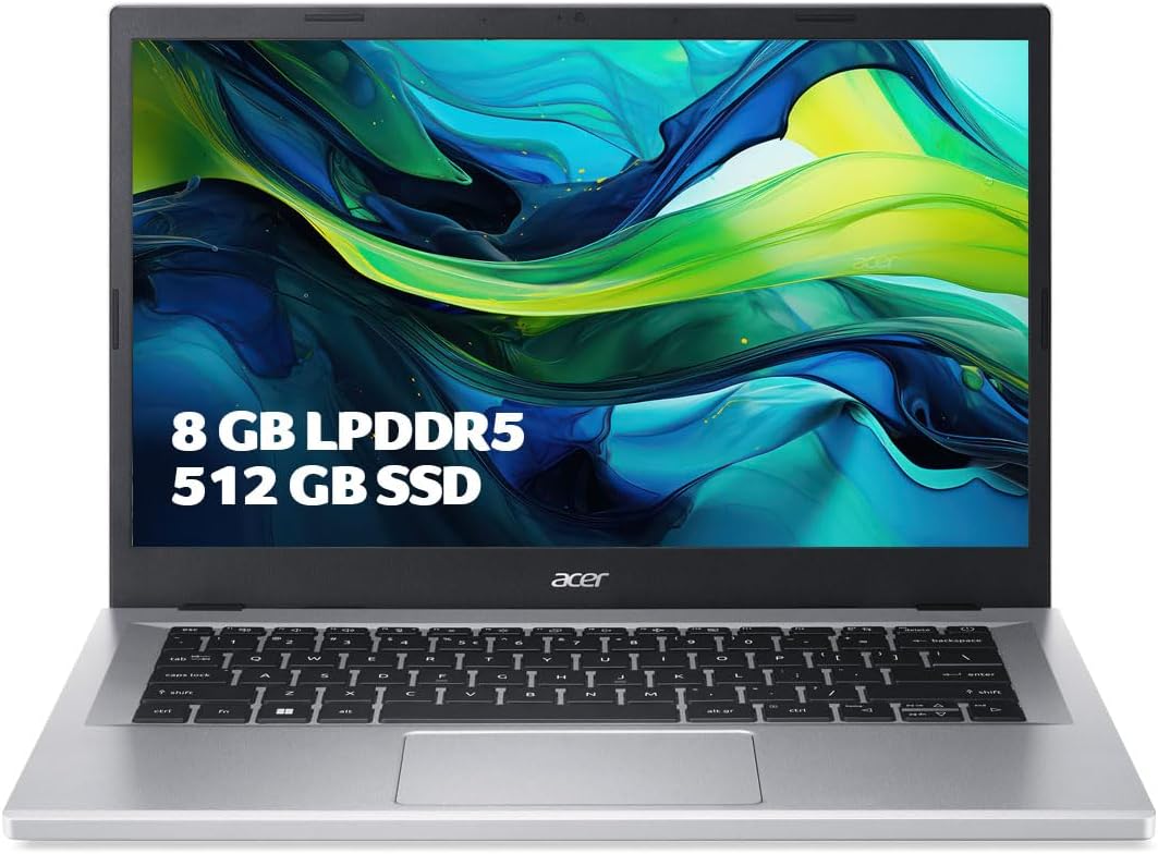 Acer Laptop Aspire 3 14″ FHD Intel Celeron N100 4 núcleos | 8GB RAM | 512GB