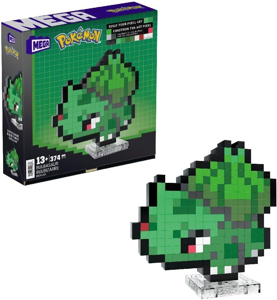 MEGA Pokémon Juguete de Construcción Bulbasaur Píxel