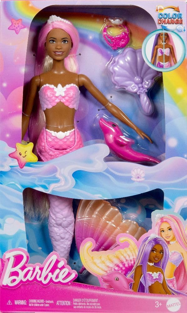 Barbie Fantasía Muñeca Sirenas Colores