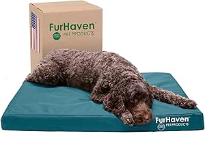 Furhaven Large Orthopedic Dog Bed Water-Resistant Indoor