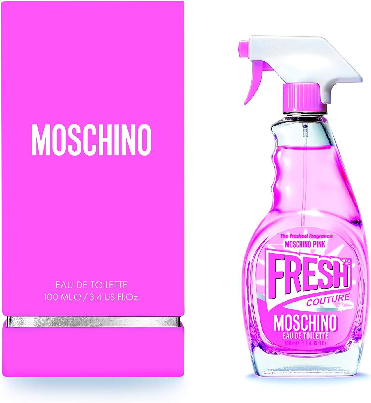 MOSCHINO – Spray Fresh Pink para mujer de 3.4 onzas