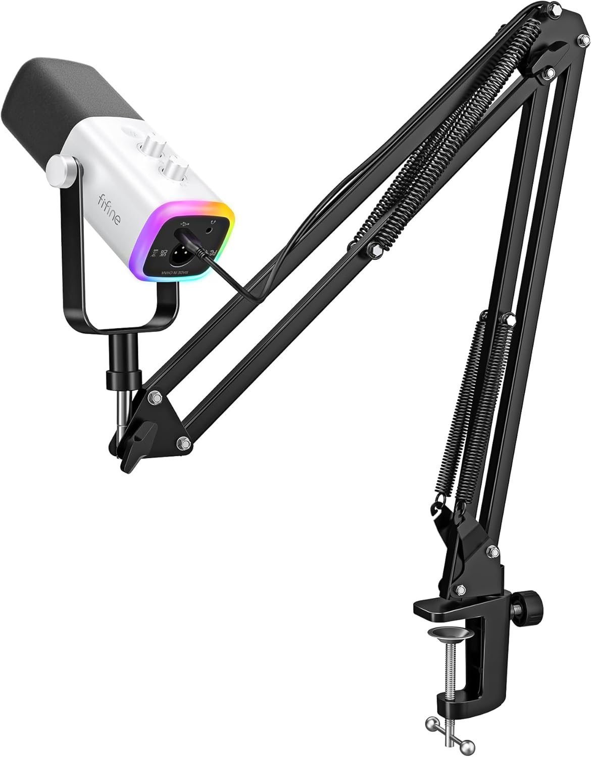 FIFINE Juego de micrófono XLR/US